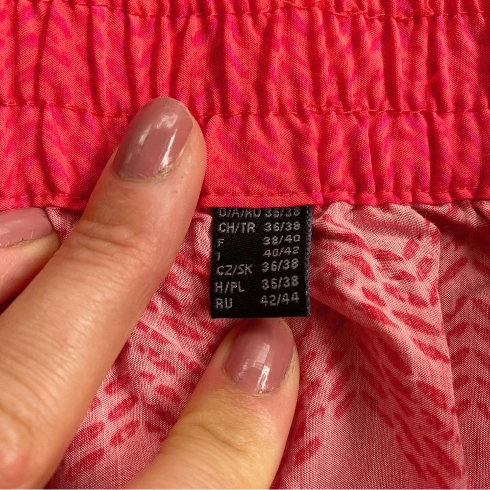 🪭 TCHIBO BOHO PINK CORAL HIGH WAIST MAXI SKIRT! - Picture 11 of 13